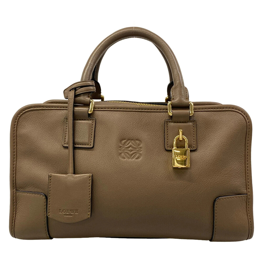 Loewe Amazona 28 Brown Leather Handbag #330353L11B